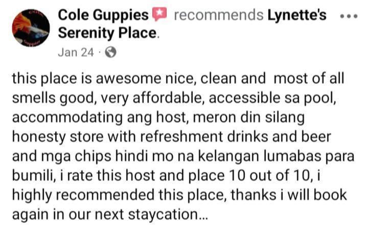 Trees Residences Lynnette's Place Hotel Manila